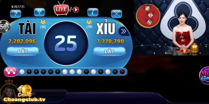 Tài Xỉu MD5 Choáng Club