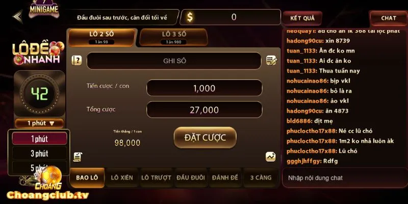 Tựa game đoán số siêu tốc tại Choáng club cực hút người chơi